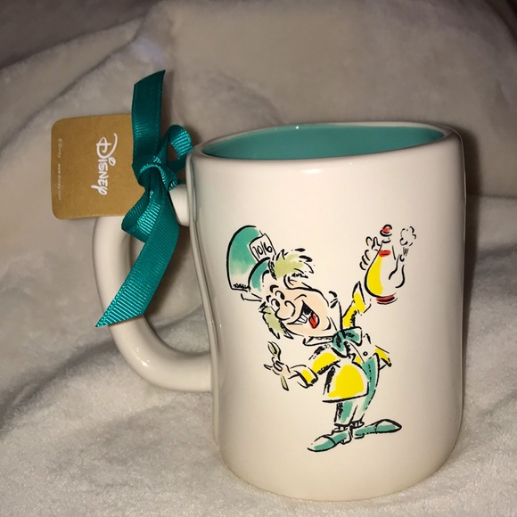 Disney Other - Rae Dunn double sided Disney Mad Hatter Alice in Wonderland Mug NEW! Tea Cup